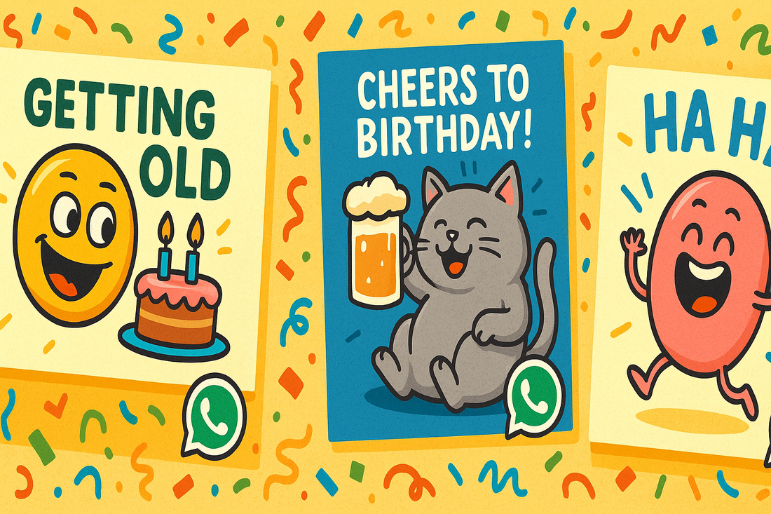 Top 10 Funny Birthday eCards to Send on WhatsApp
